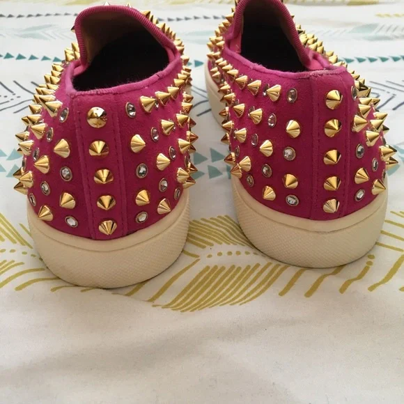 Christian Louboutin pink slip on - Picture 4 of 8